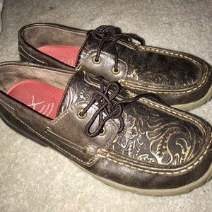 Twisted X Embossed Mocs